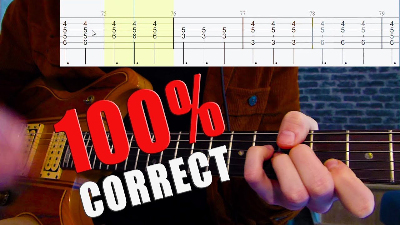 MUSE - Map of the Problematique (Live) –100% Accurate Tab & Tutorial