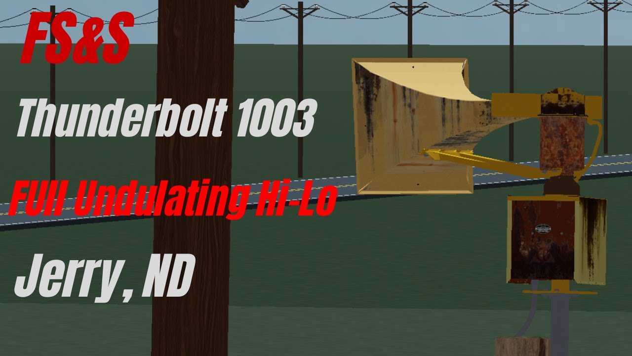Federal Sign & Signal | Thunderbolt 1003 | Full Undulating Hi-Lo | Jerry, ND | Roblox