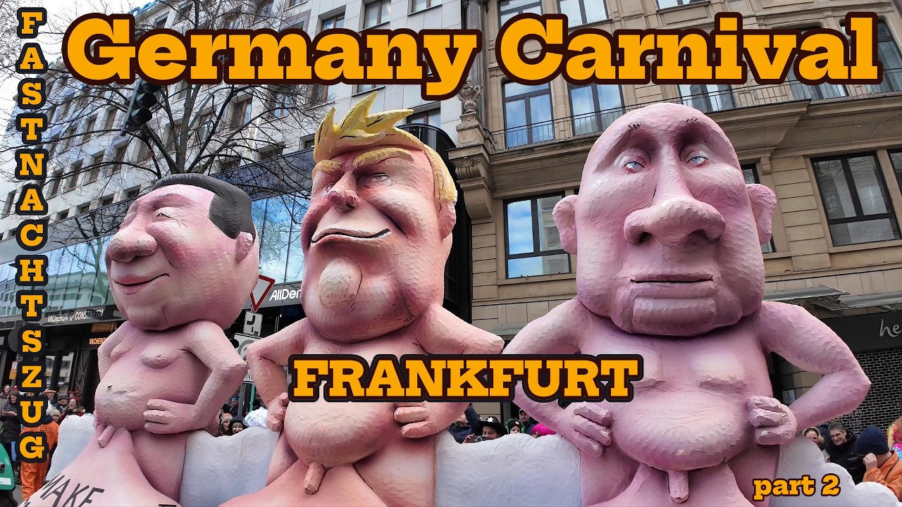 SHOCKING Political Satire! 😱 Frankfurt Fastnachtszug Carnival 2026 (Part 2)