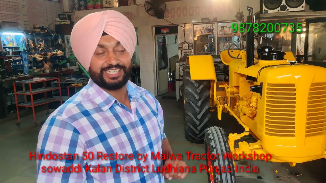 Hindostan 50 Restore by Malwa Tractor Workshop sowaddi Kalan District