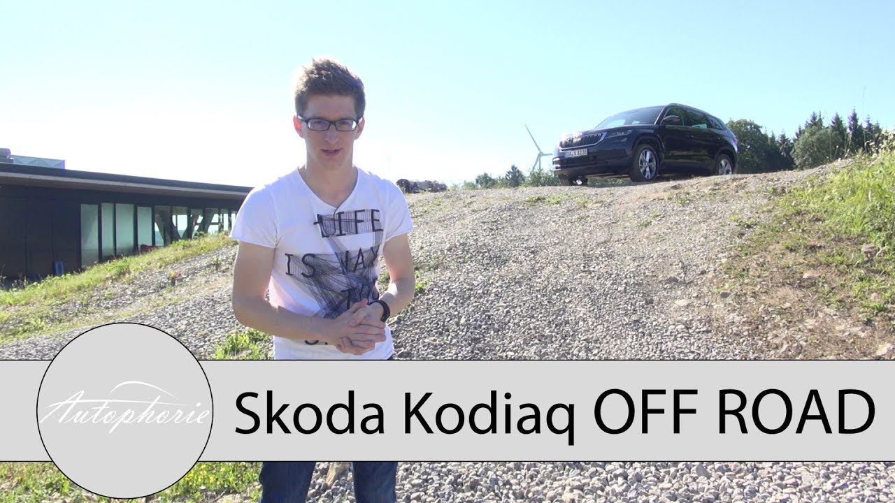 Skoda Kodiaq 2.0 TDI 4x4 OFF ROAD Fahrbericht / Härtetest am Bilster Berg - Autophorie