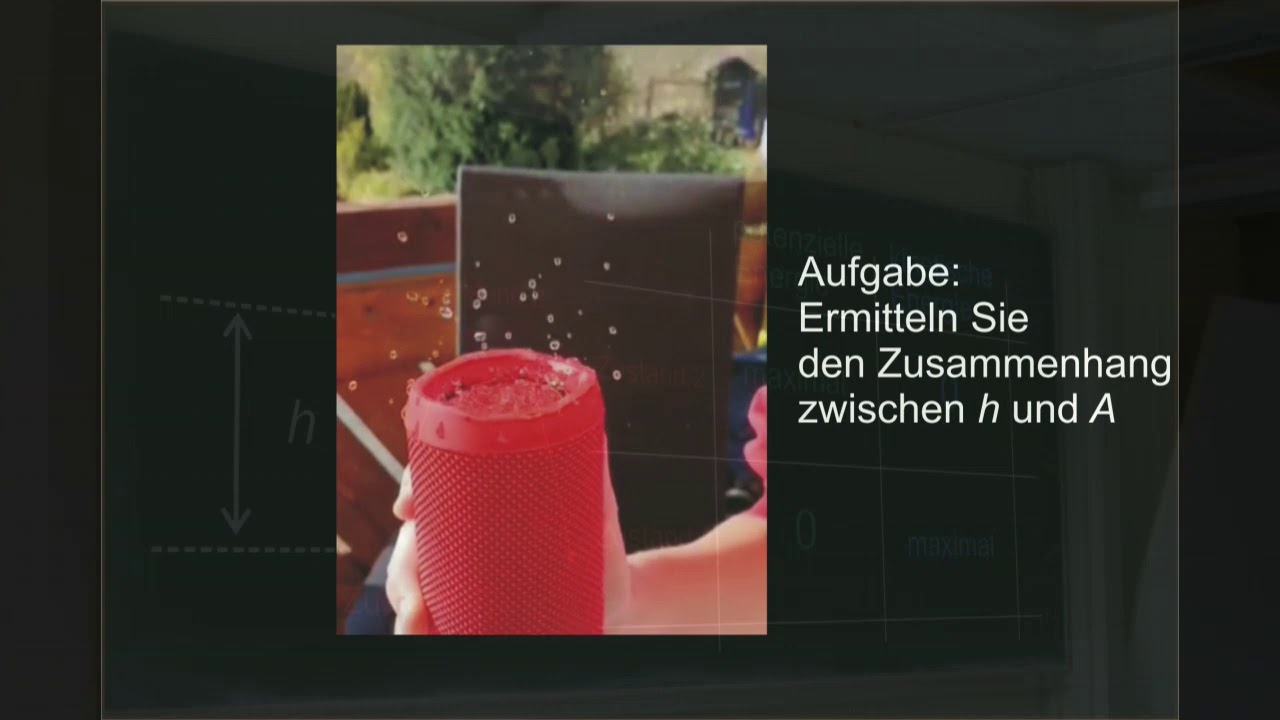 Aufgabenvideo FOS/BOS Physik 12 - Indirekte Ermittlung der Amplitude einer Lautsprechermembran