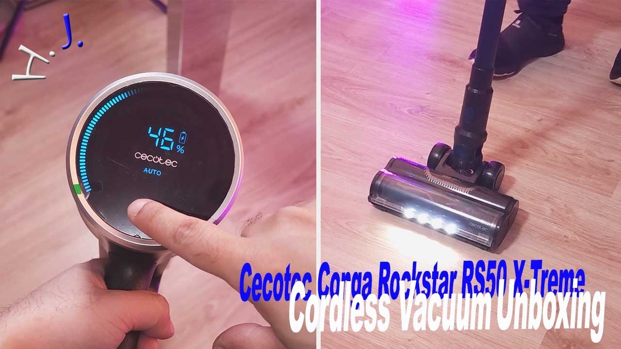 Беспроводной пылесос Cecotec Conga Rockstar RS50 X Treme 📦🧹 Распаковка