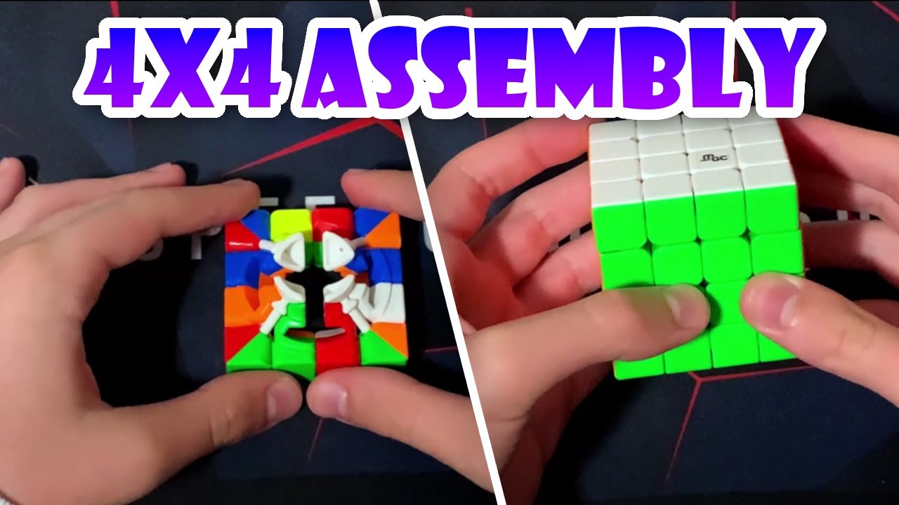 How to assemble a 4x4 Rubik's cube.