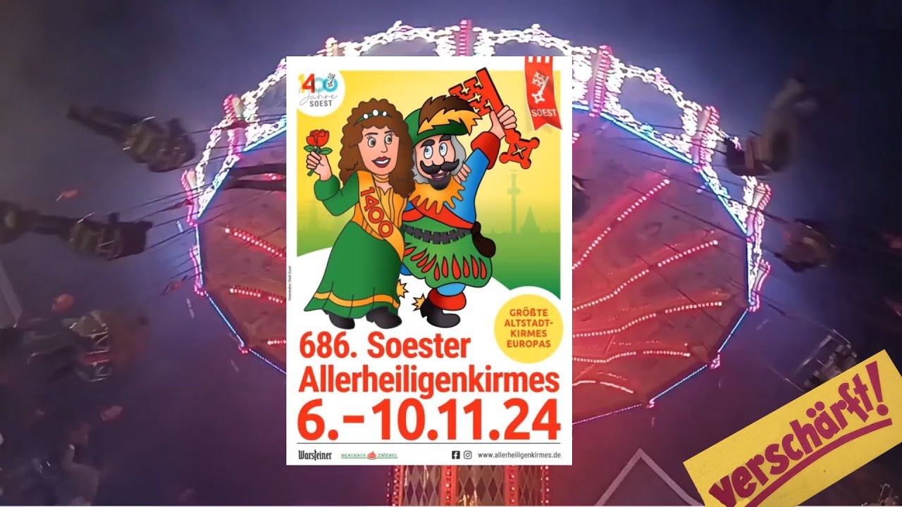 Allerheiligenkirmes Soest 2024, Off/Onride, Wilde Maus, Devil Rock, LOOK, Offride div. Fahrgeschäfte