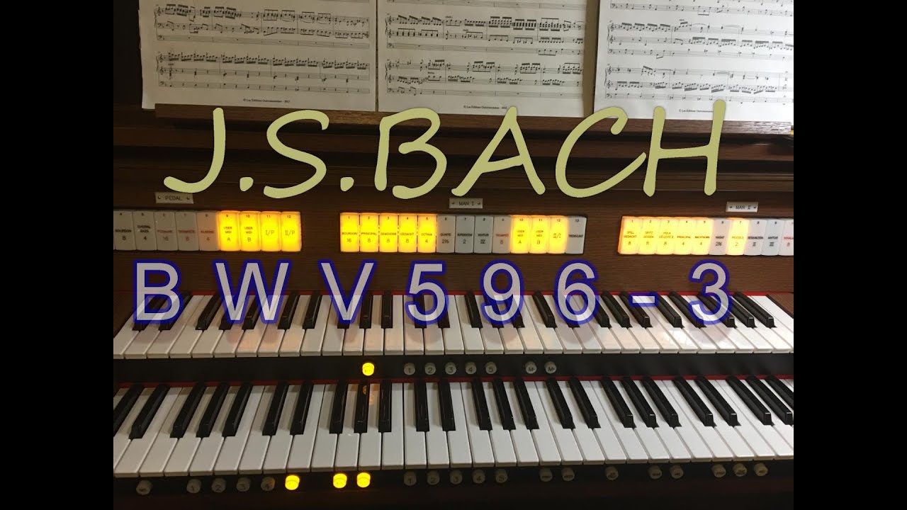 J.S.BACH  BWV596-3        Roland C380 　Hauptwerk          140920