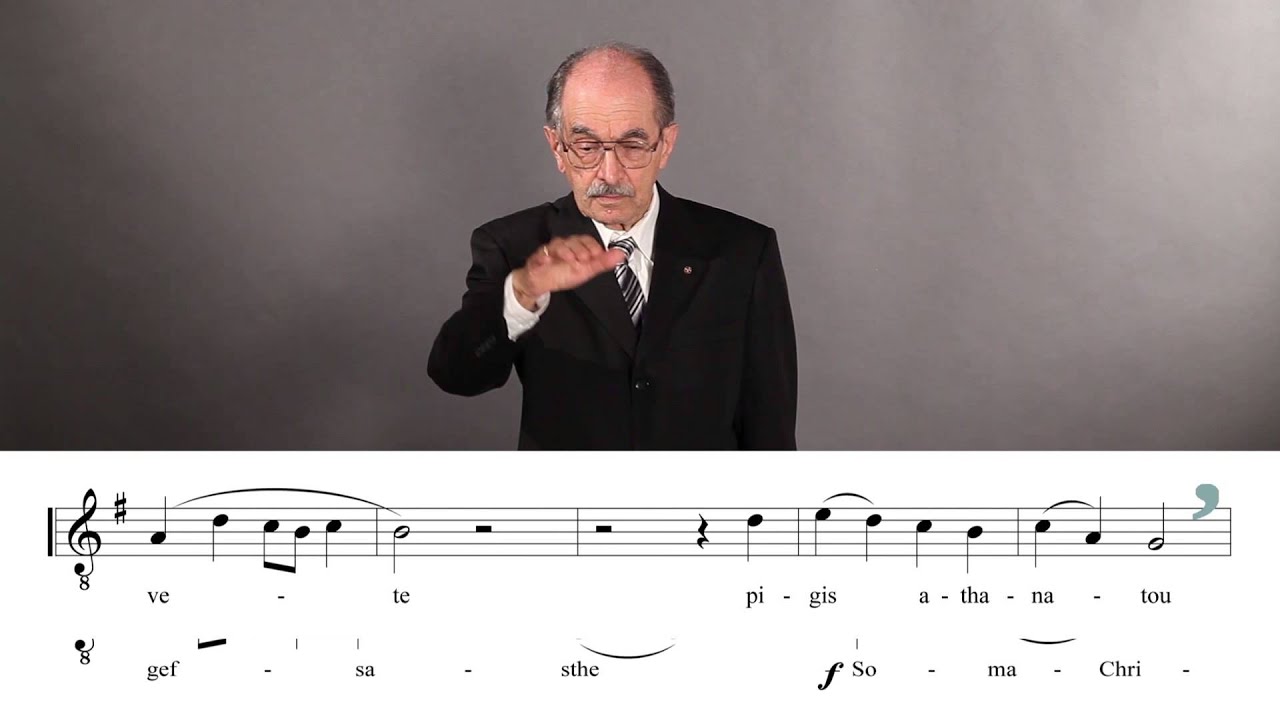 Soma Christou Virtual Choir, choral -- tenor part emphasis