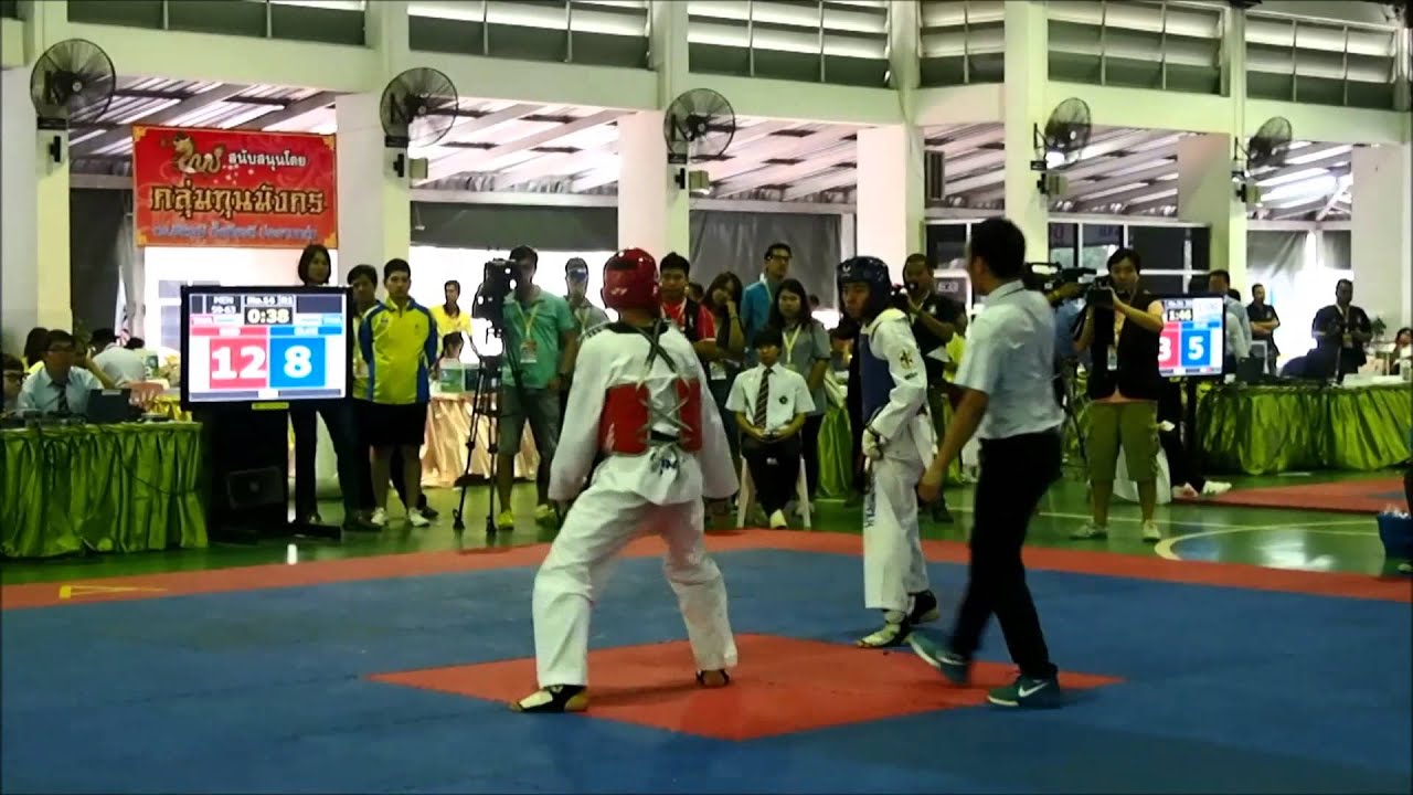 ชิงชนะเลิศเทควันโดทีมชาย จันทบูรเกมส์