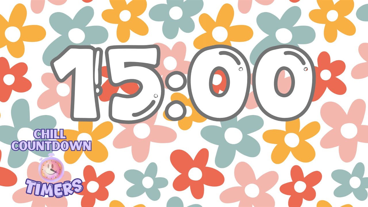 15-Minute Chill Countdown Timer | Lofi Study and Relaxation Music