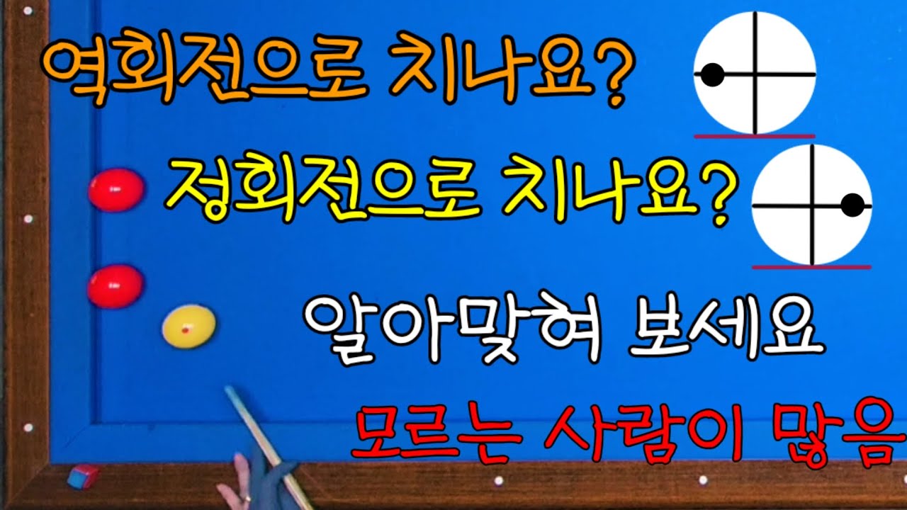 155)역회전vs정회전 정답을 맞혀보세요~오판하기 쉬운 형태