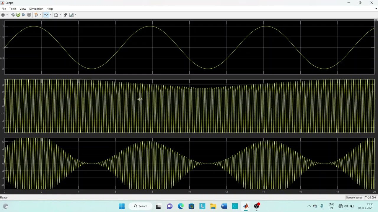 Амплитудная демодуляция MATLAB/SIMULINK
