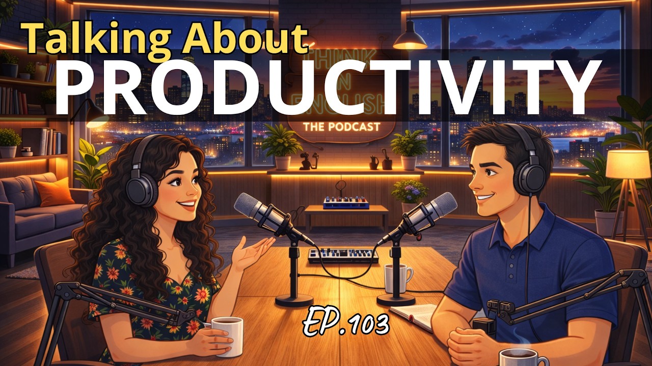 Pomodoro Technique for English Learners | Talking About PRODUCTIVITY | English Podcast | Episode 103