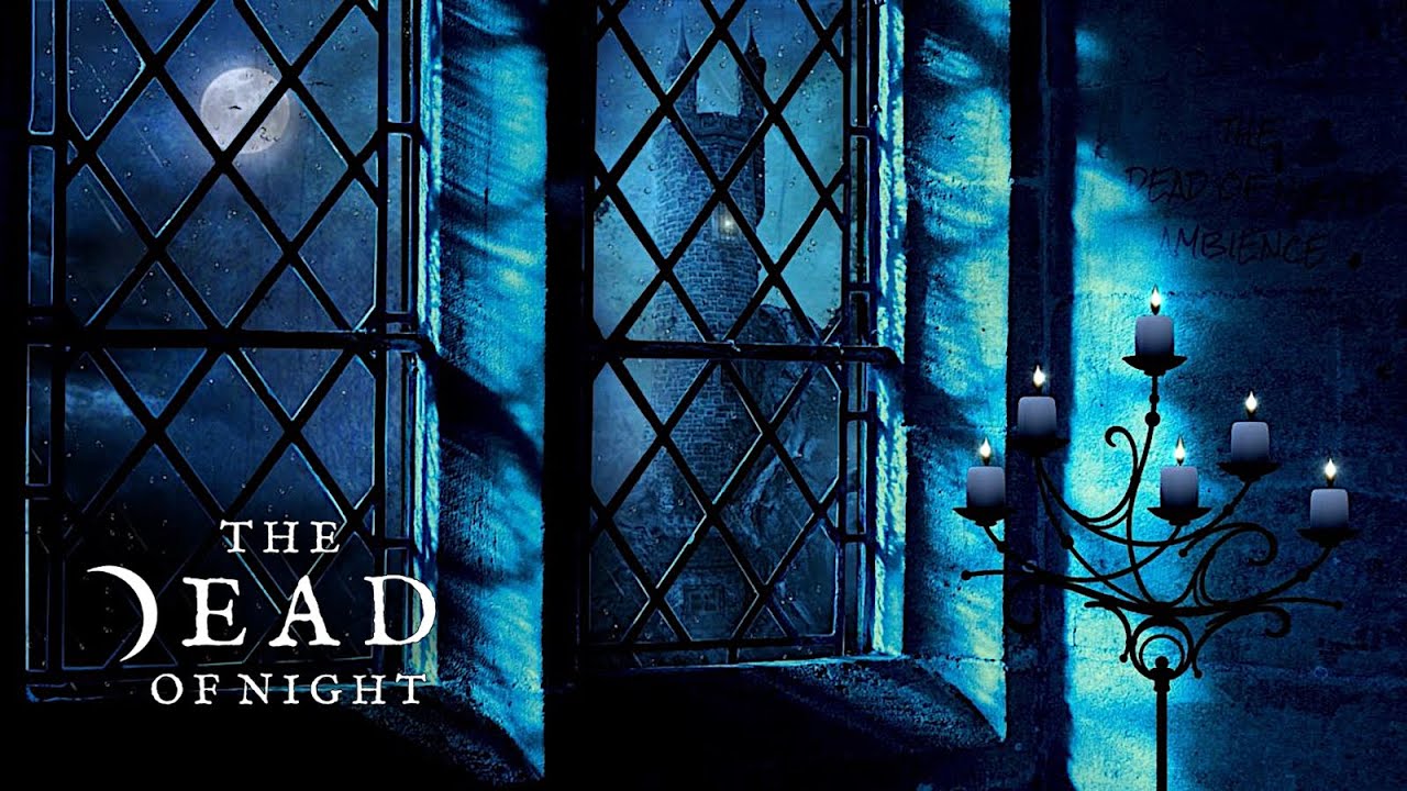 Stormy Night in a Medieval Castle Ambience ⛈️ | Rain on Window | Thunderstorm & Rain Sounds