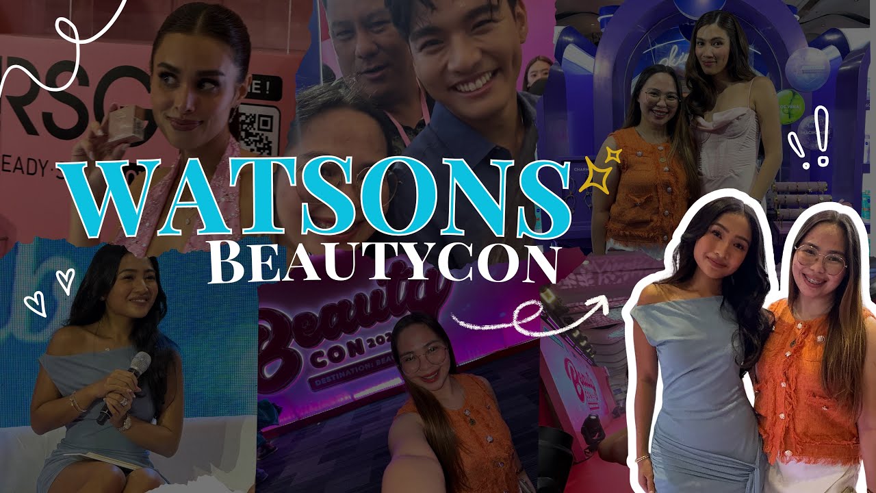 WATSONS BEAUTYCON 2025 | met some content creators and artists 😍