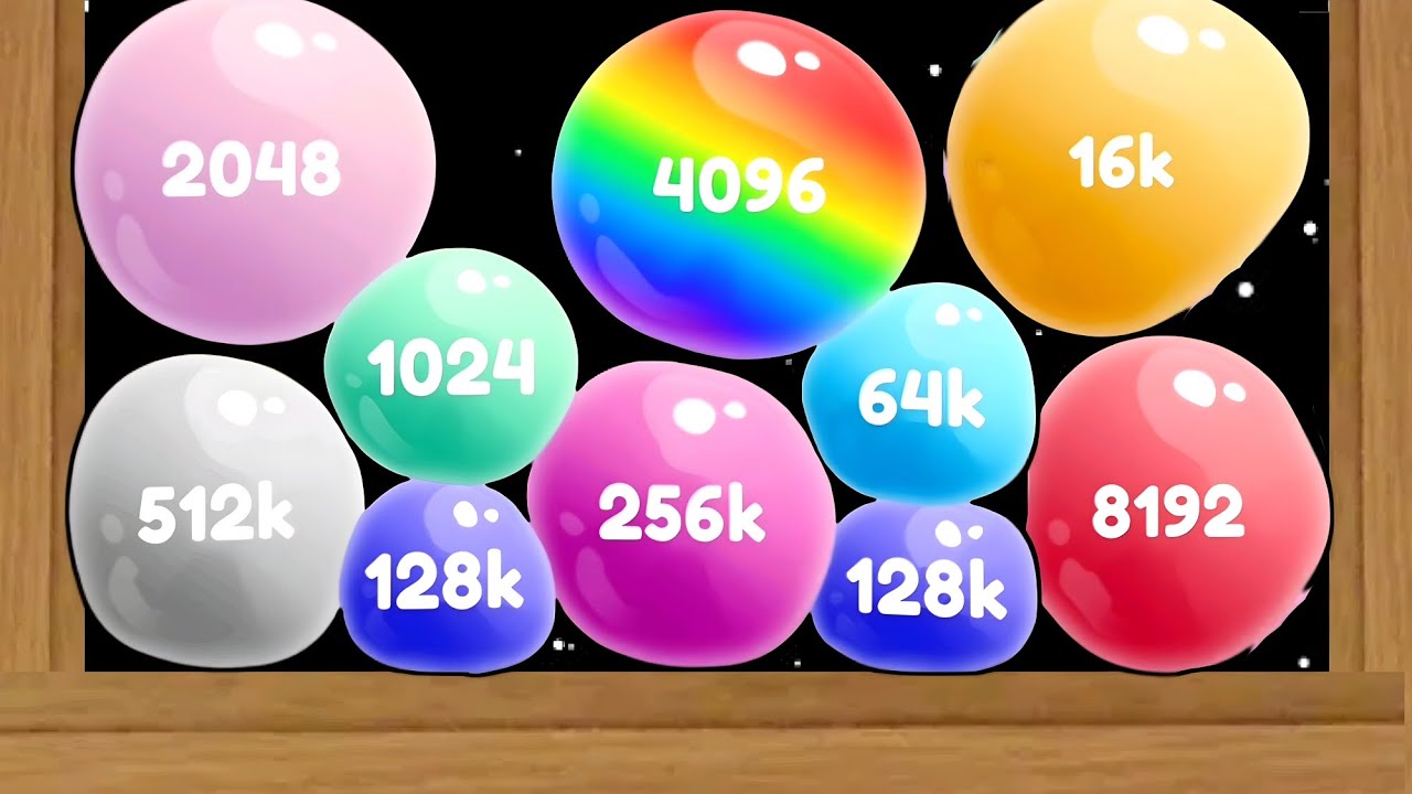 Jelly 2048 - (Unlock- 1 Millions, Max Level) ASMR Gameplay, Part - 03