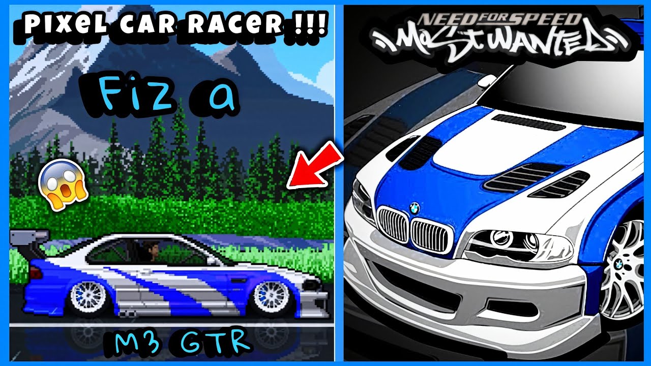 FIZ a BMW M3 GTR DO Need for Speed NO PIXEL CAR RACER 🔥😱!!!!