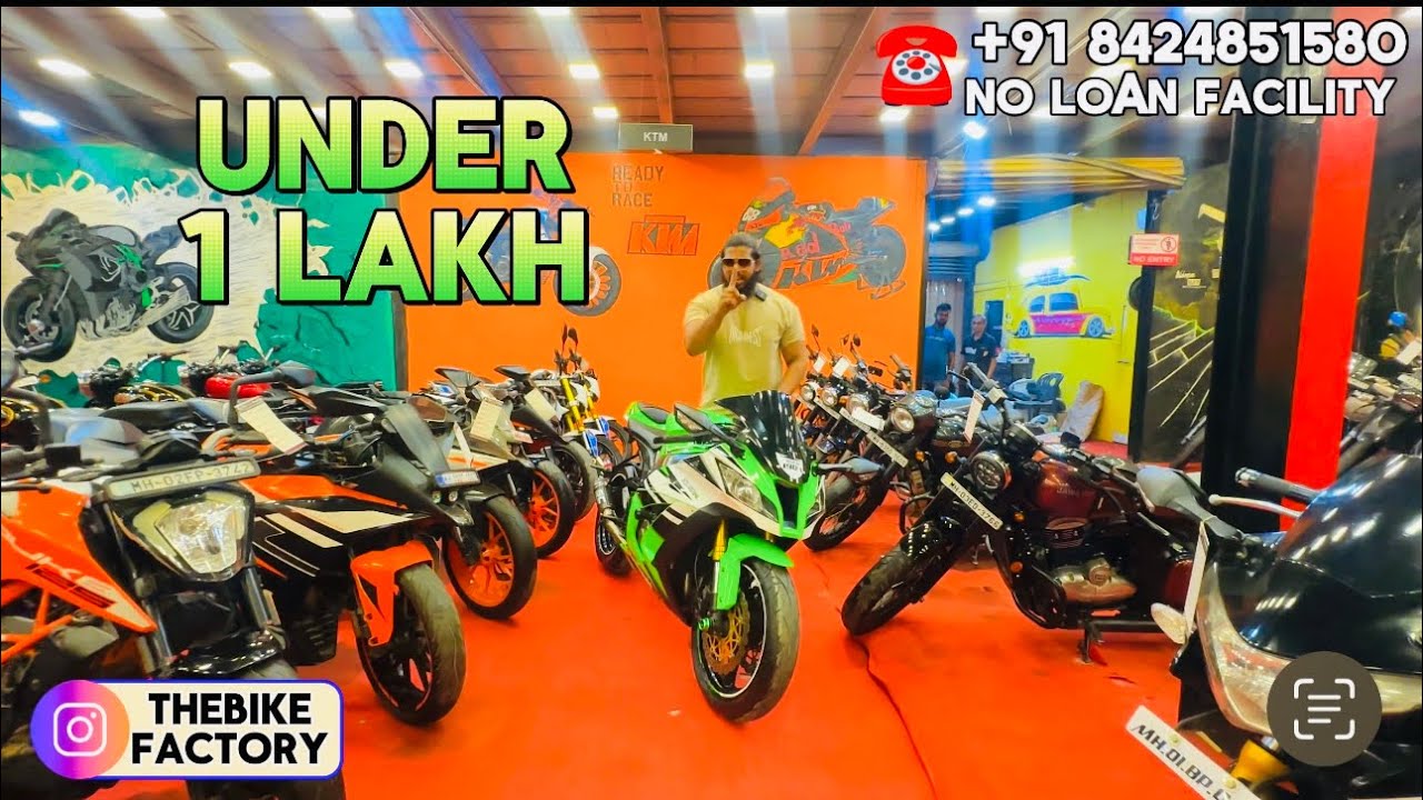 55000 MEI SPORTS BIKE | KAWASAKI UNDER 1L | MUMBAI WESTER LINE BIGGEST SECOND HAND BIKE SHOWROOM 