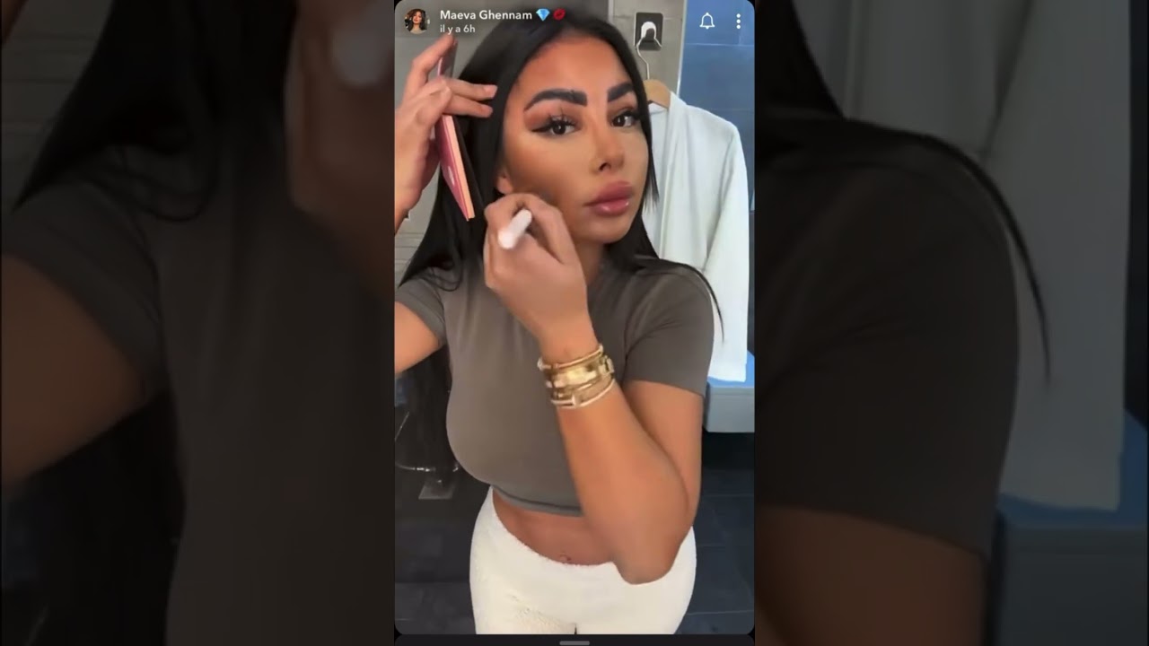 Maeva ghennam beauty makeup tutoo ❤️#maevaghennam #dubai #makeup #tutorial #ramadan