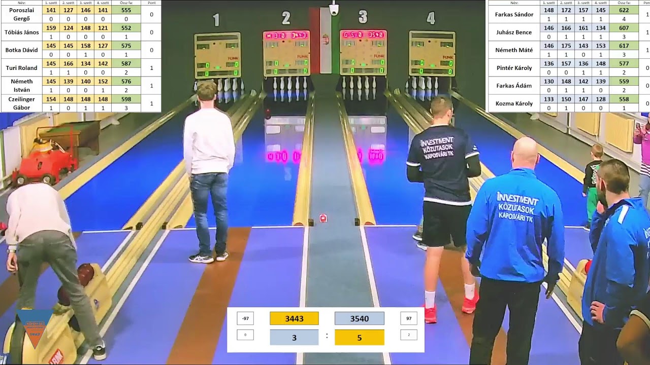 🎳 Köfém SC - Investment Közutasok Kaposvár TK | Teke Szuperliga 14. forduló 🎳