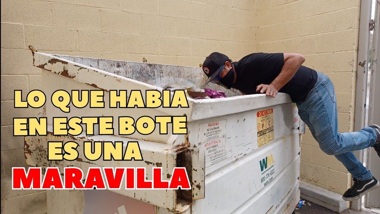 😱cuando vi lo que TIRO A LA BASURA la tienda QUEDE con la BOCA ABIERTA #dumpsterdiving #dumptruck