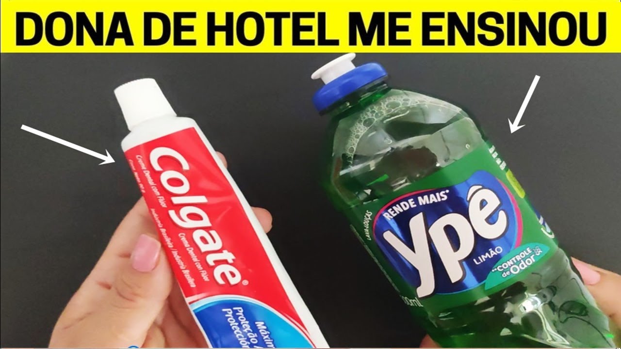 Misture CREME DENTAL no DETERGENTE!! Você Não Vai Acreditar no que ACONTECERÁ é INCRÍVEL♥ 😱😍