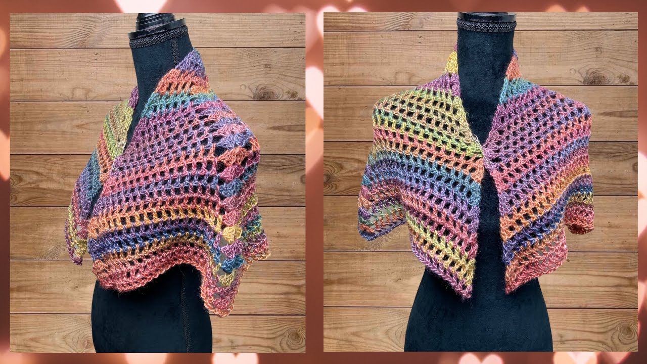 CAPA O CHAL A CROCHET MUY FACIL #ganchocrochetganchilloparaprincipiantes
