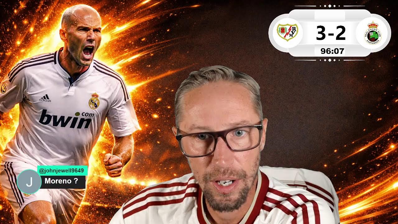 RAYO VALLECANO VS RACING SANTANDER LIVE LA LIGA WATCHALONG
