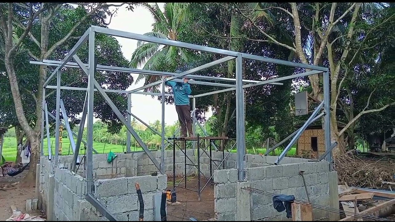 house made of steel, day 1 & day 2, #house #steelhouse
