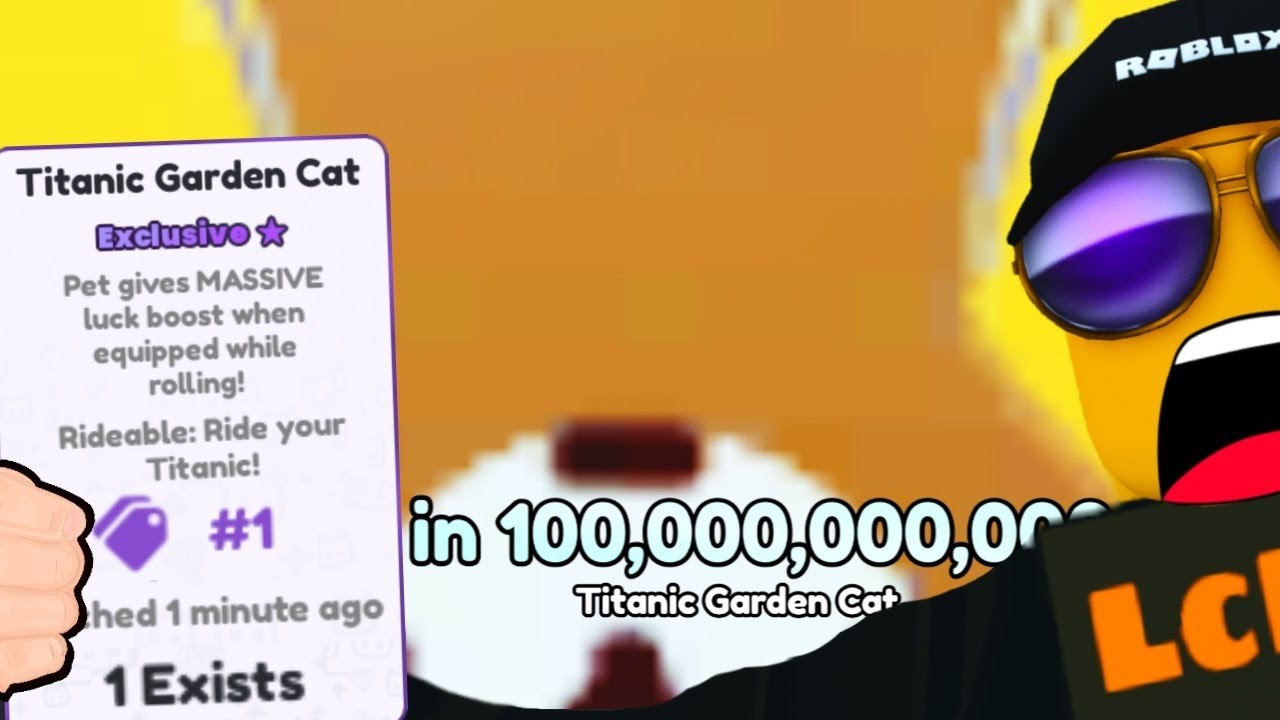 i HATCHED #1 TITANIC 1ST in the WORLD in GROW A GARDEN Pets GO