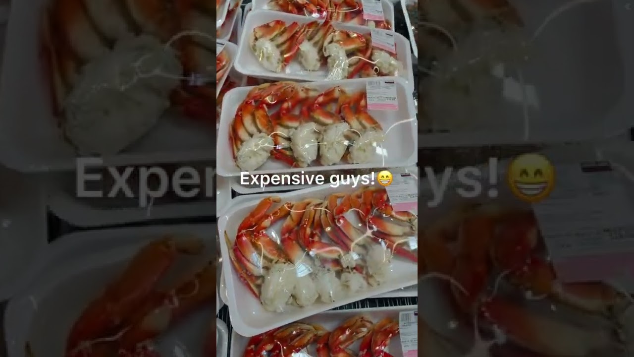 😍😍COSTCO CRAB SECTION #shorts #crabsfromcostco