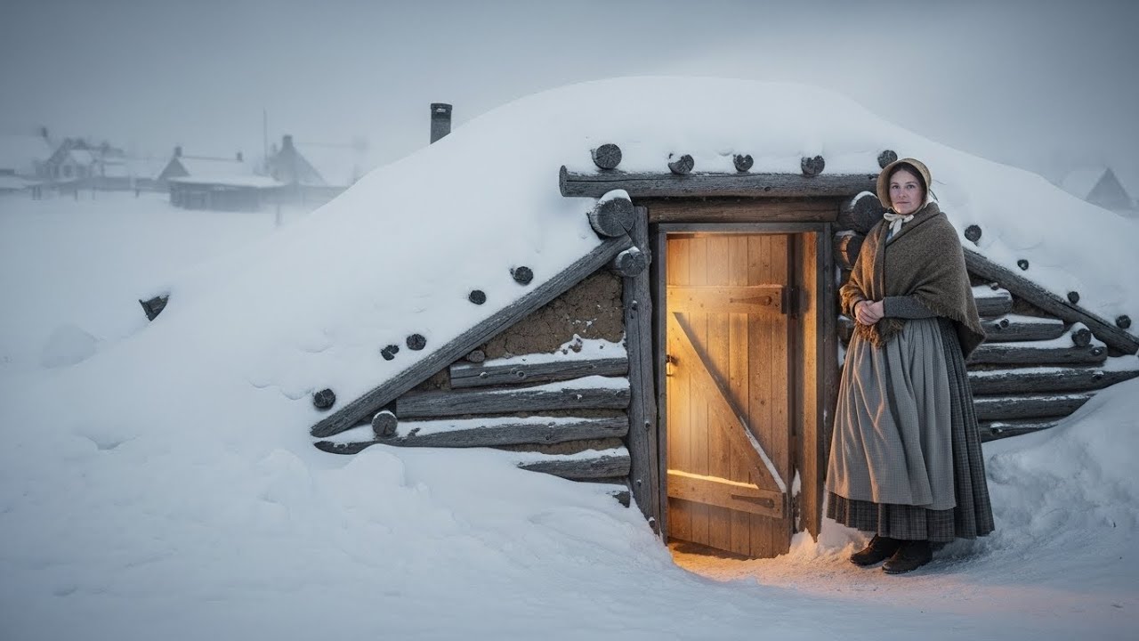 The Town Mocked Her Dugout Cabin... Then It Saved Her When Blizzard Came