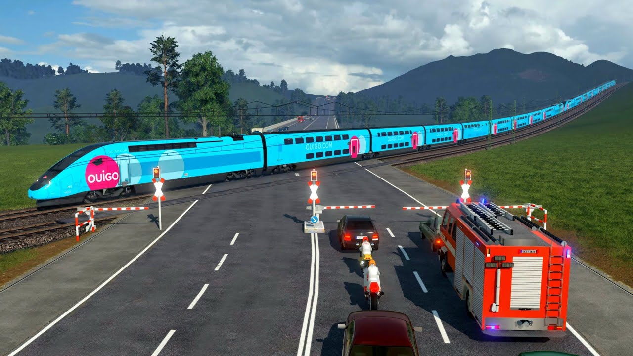 Transport Fever 2: Der Bahnübergang Teil 1264