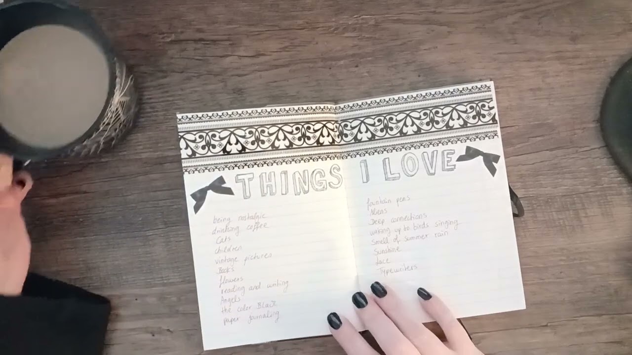 Journal no. 92 flip through 🖤 pt. 01