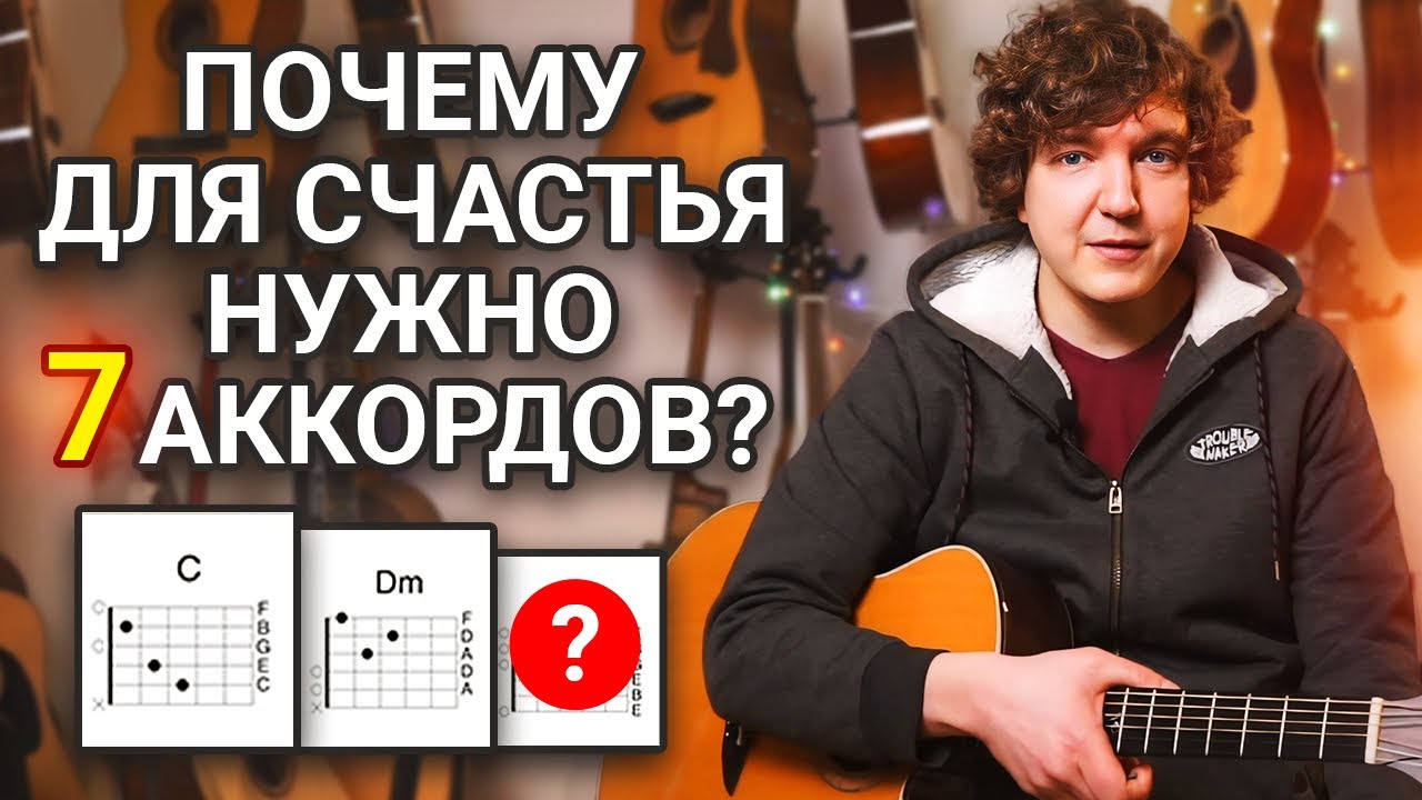 Как Сыграть Гамму Аккордами? Почему в Разных Аккордах Один Набор Нот?