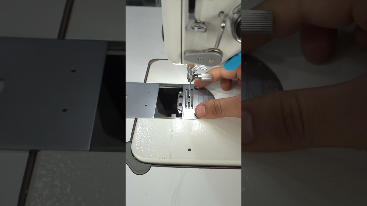 direto ao ponto como arrumar corte de linha da reta eletronica #bordado #costura #maquinadecostura