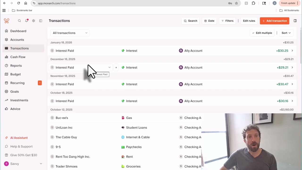 Recurring Transactions, A Can't Miss Feature in Monarch Money