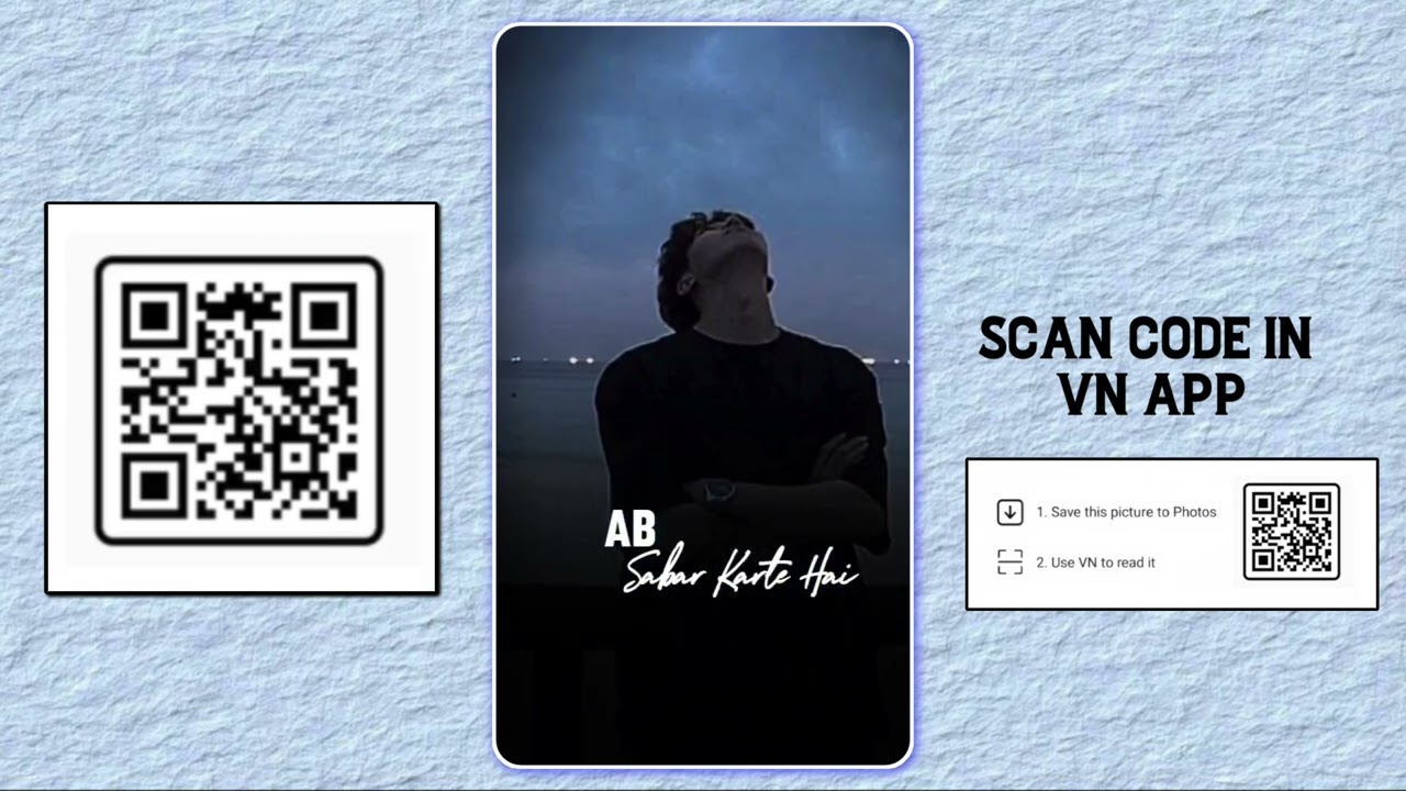 New Sad Vn QR Code Video Editing 🥺 New Vn Code #vncode #vnqrcode #vnedit