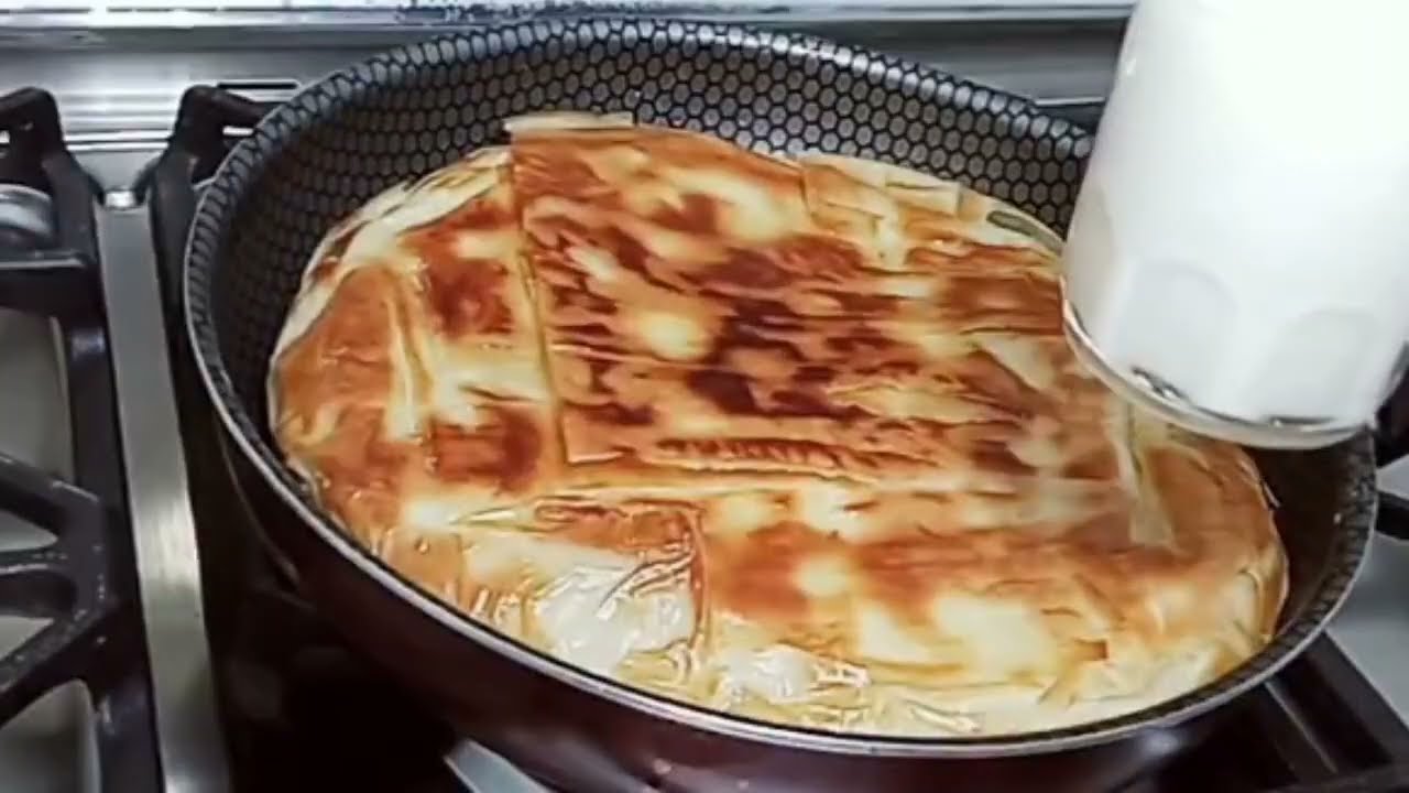 عندك لفه جلاش من بواقي رمضان تعالي نعمل فطيره بالسمن والسكر والحليب # أكلات -معجنات -حلويات 💥
