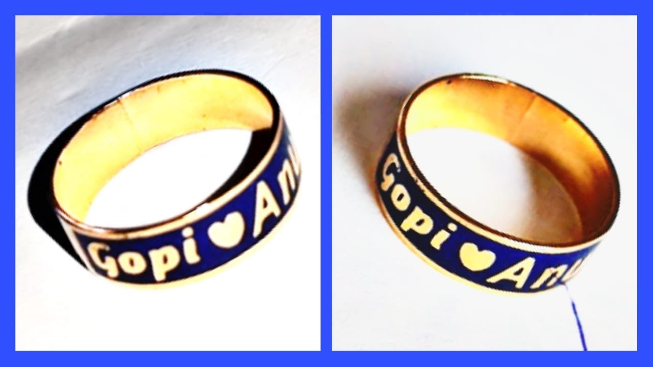 Making a Enamil Gold Ring With CNC machine l Jewelry Making l How it's Made l #MC...!