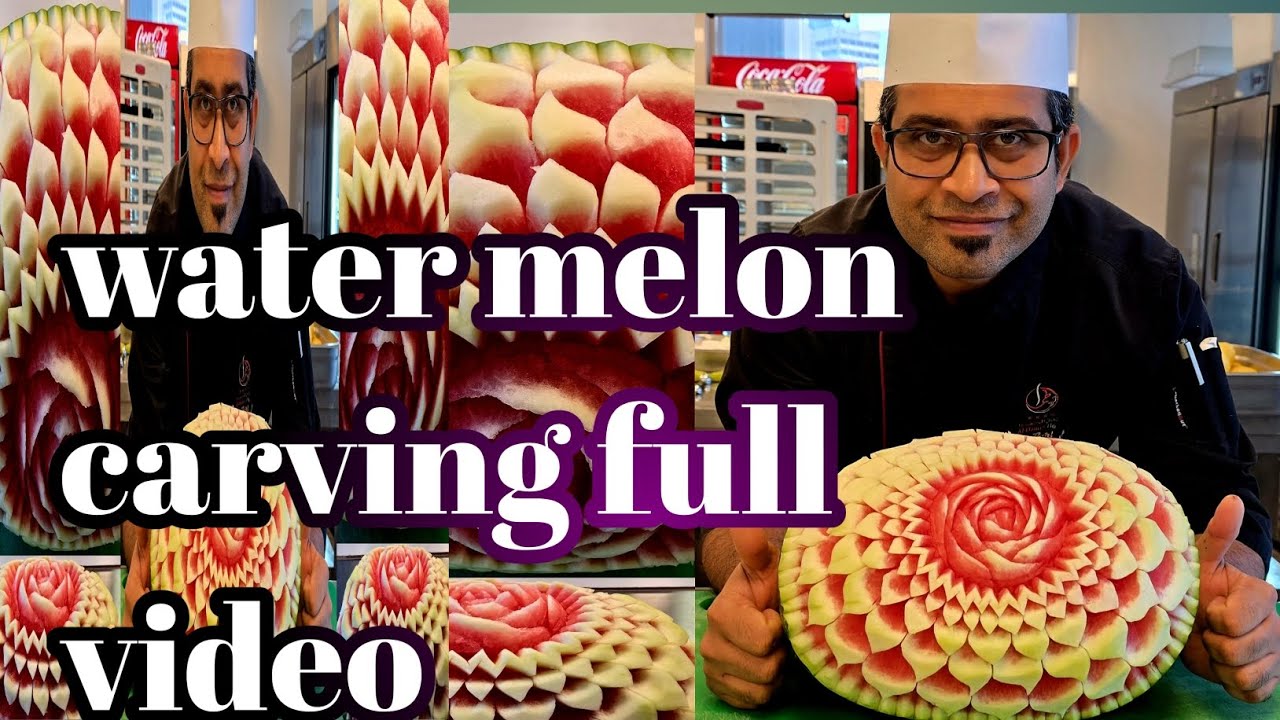 Watermelon carving for beginners | watermelon carving kaise banate hai | pm global kitchen