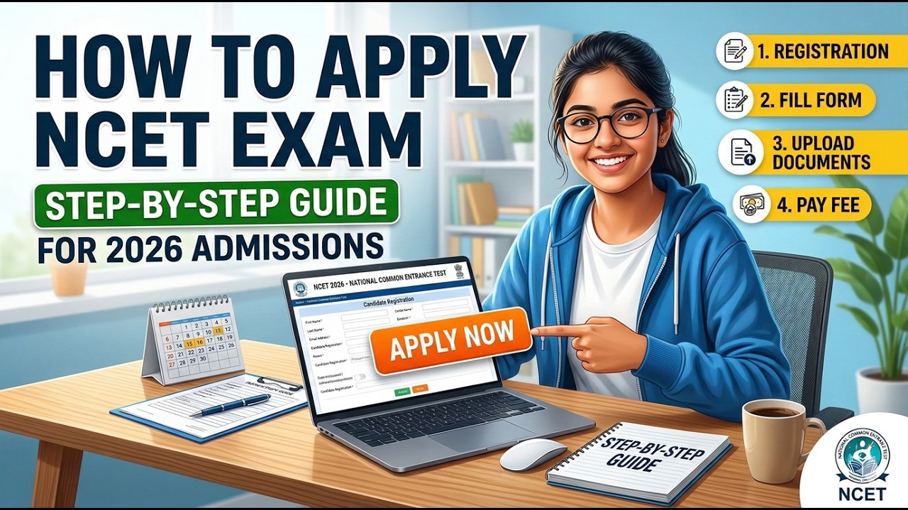 How to Fill NCET 2026 Application Form? Step-by-Step Guide 📝