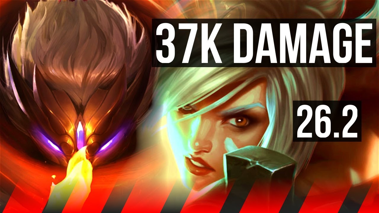 JAX vs RIVEN (TOP) | Hail Of Blades, 37K damage | KR Grandmaster | 26.2