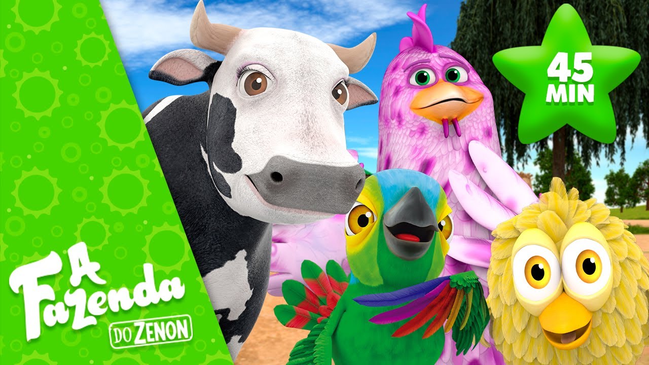 ✨ AS MELHORES CANÇOES da FAZENDA DO ZENON #2 👨🏻‍🌾 MÚSICAS PARA CRIANÇAS 🌈