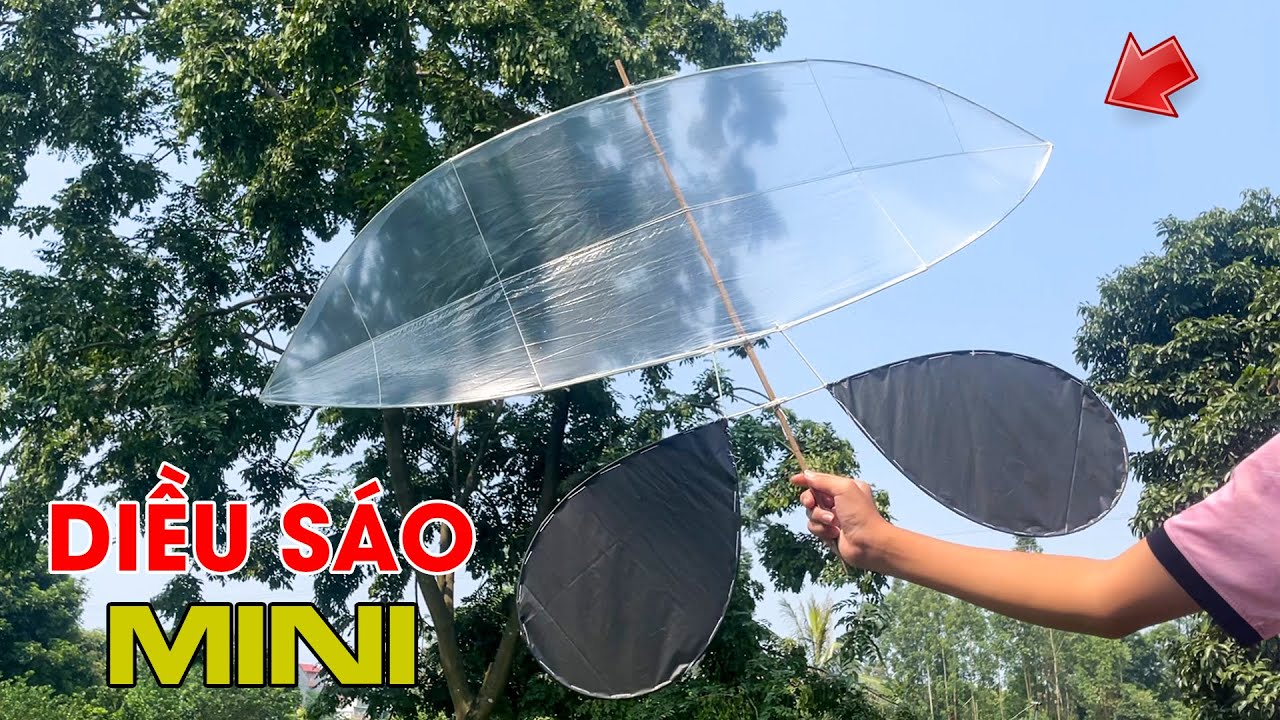 Cách Làm Diều Sáo Song Vân Mini Bằng Cáp Quang