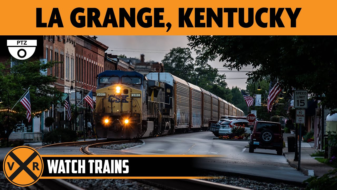 La Grange, Kentucky, USA | Virtual Railfan  LIVE !