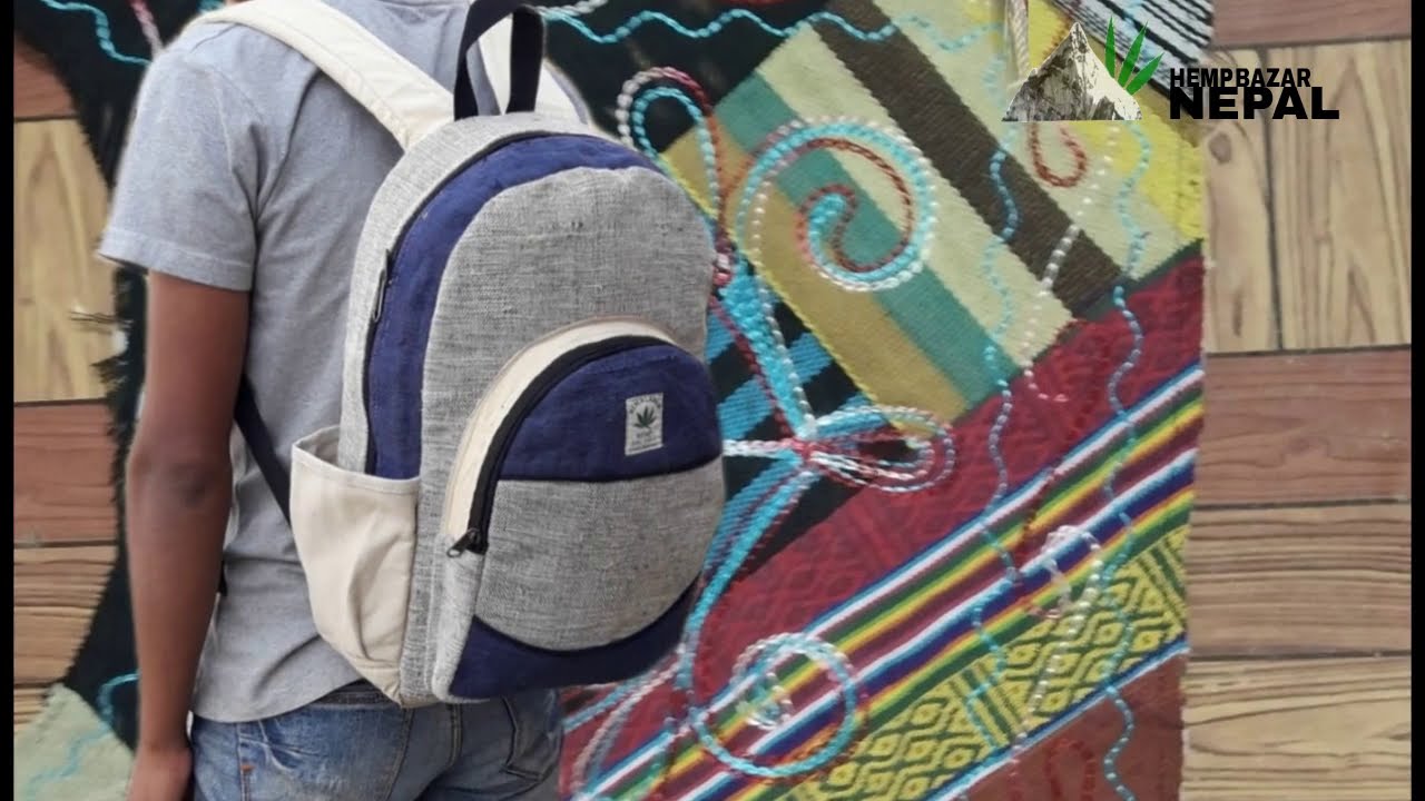Hemp Backpack Nepal, Hemp Bag HempbazarNepal.com