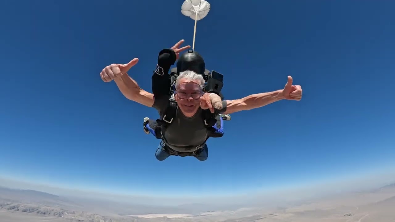Steve Morgan skydive Las Vegas July 11, 2025