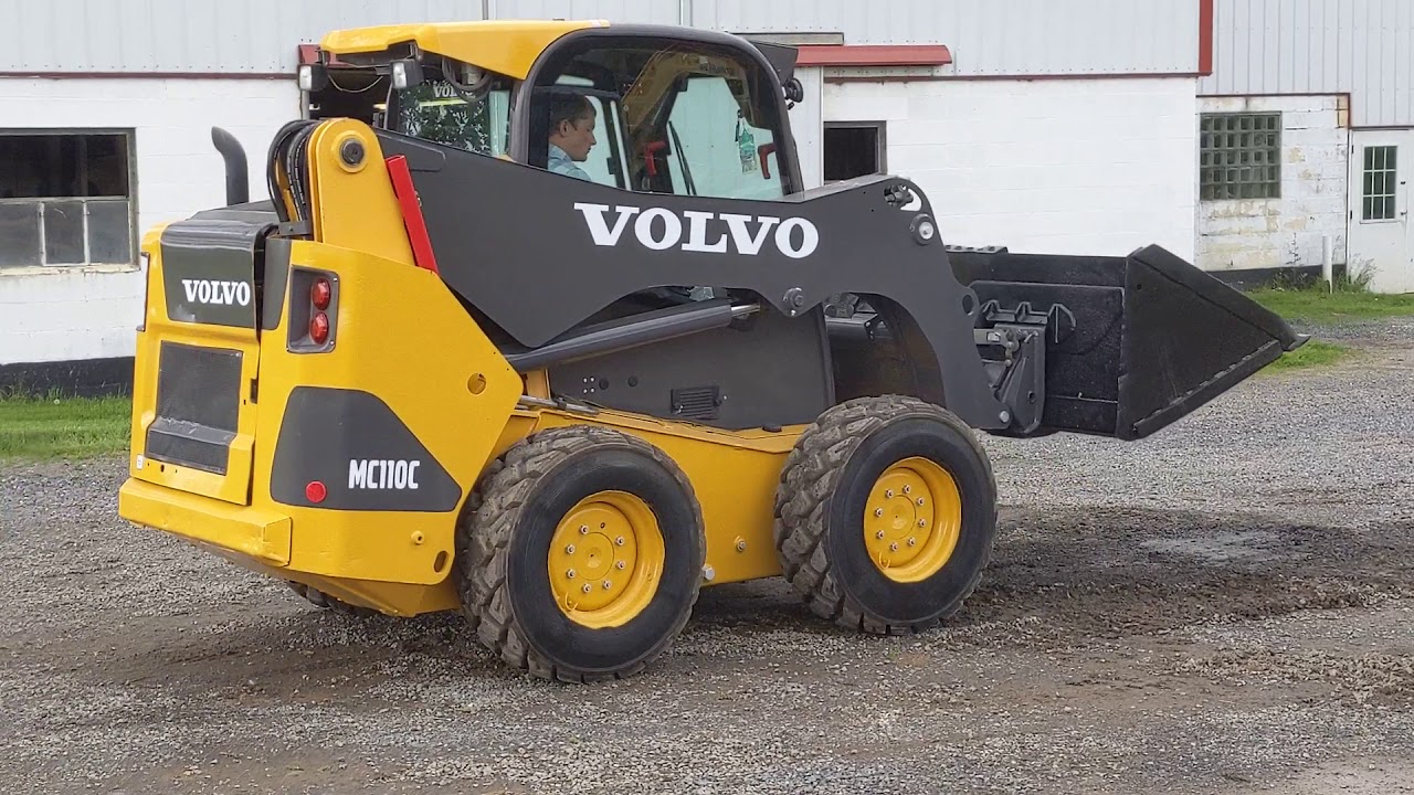 2013 Volvo MC110C Skid Steer Loader: Running & Operating Inspection Video!