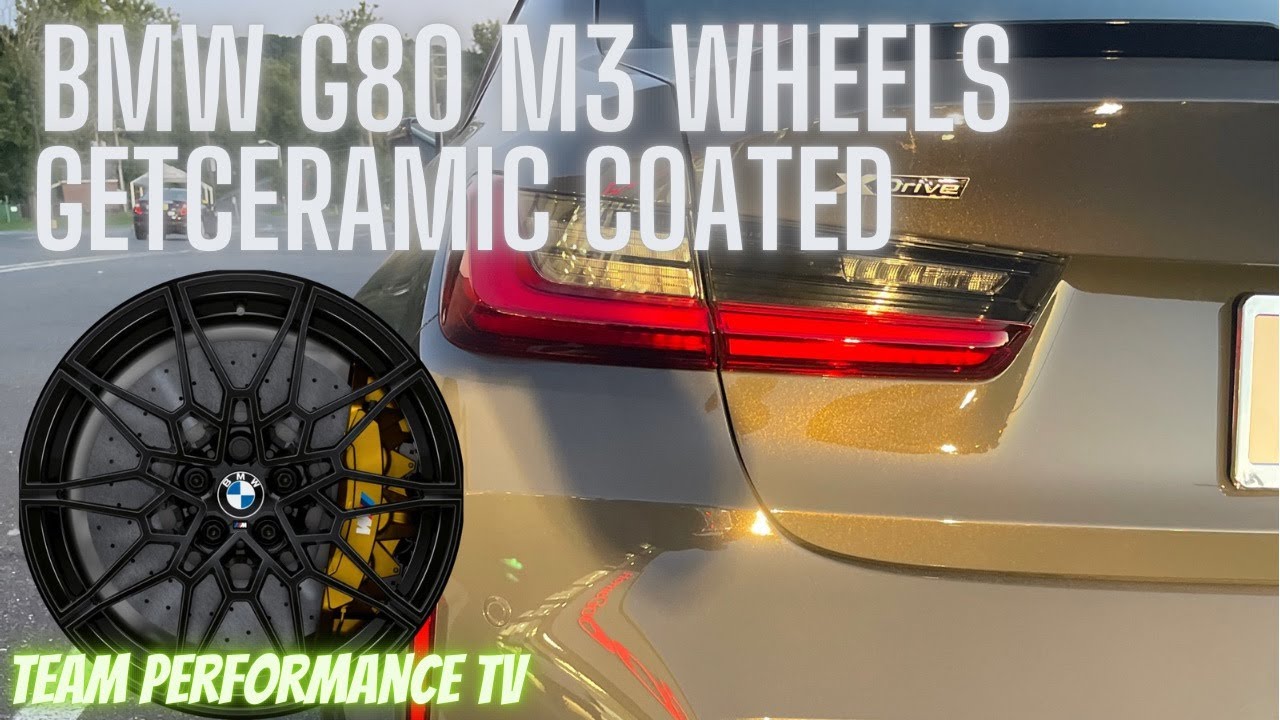CERAMIC COATING BMW G80 M3 COMPETITION WHEELS !