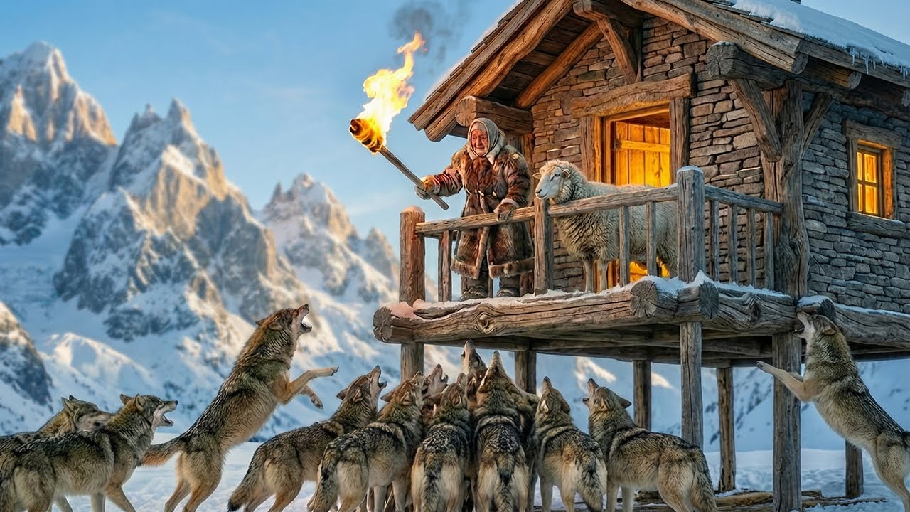 Surviving at –71°C | 90-Year-Old Woman vs 2000 Wolves to Save Her Snow Sheep | Yakutia Survival